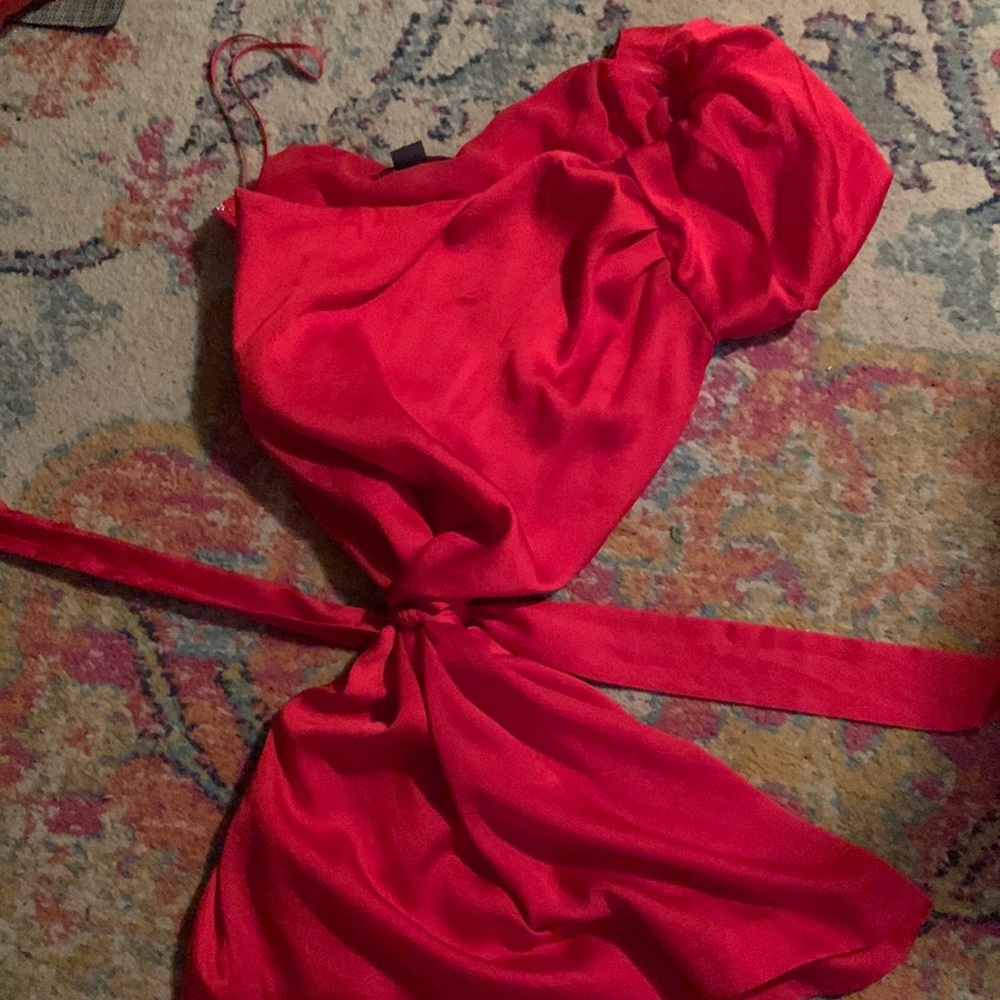 RED DRESS ONE SLEEVE ❤️